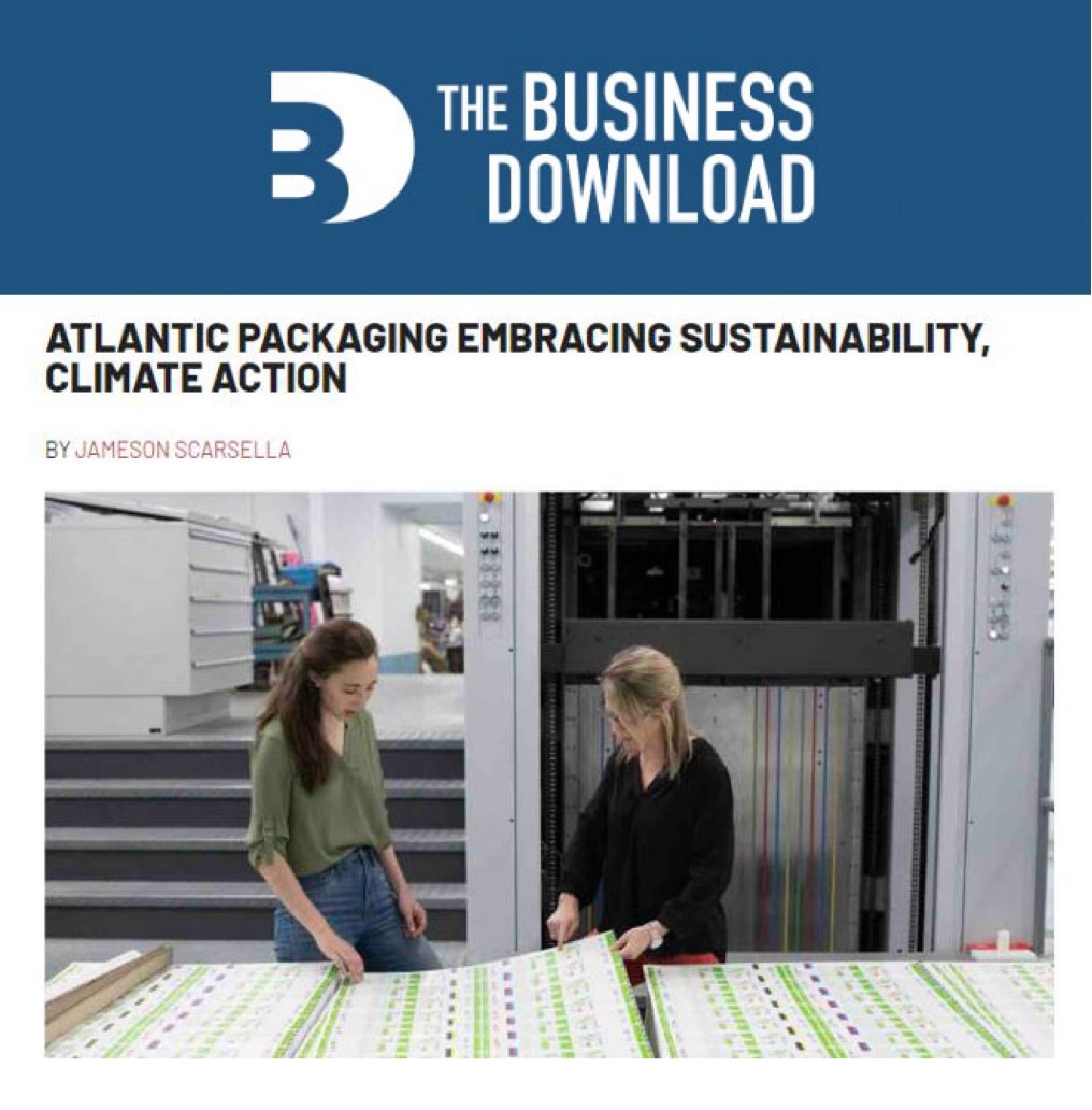 ATLANTIC PACKAGING EMBRACING SUSTAINABILITY, CLIMATE ACTION